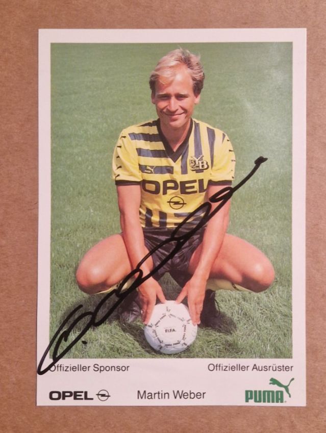 Autogramme: Martin Weber - handsignierte Autogrammkarte - Session 88/89 – Gebraucht aus Menziken von Autogramme