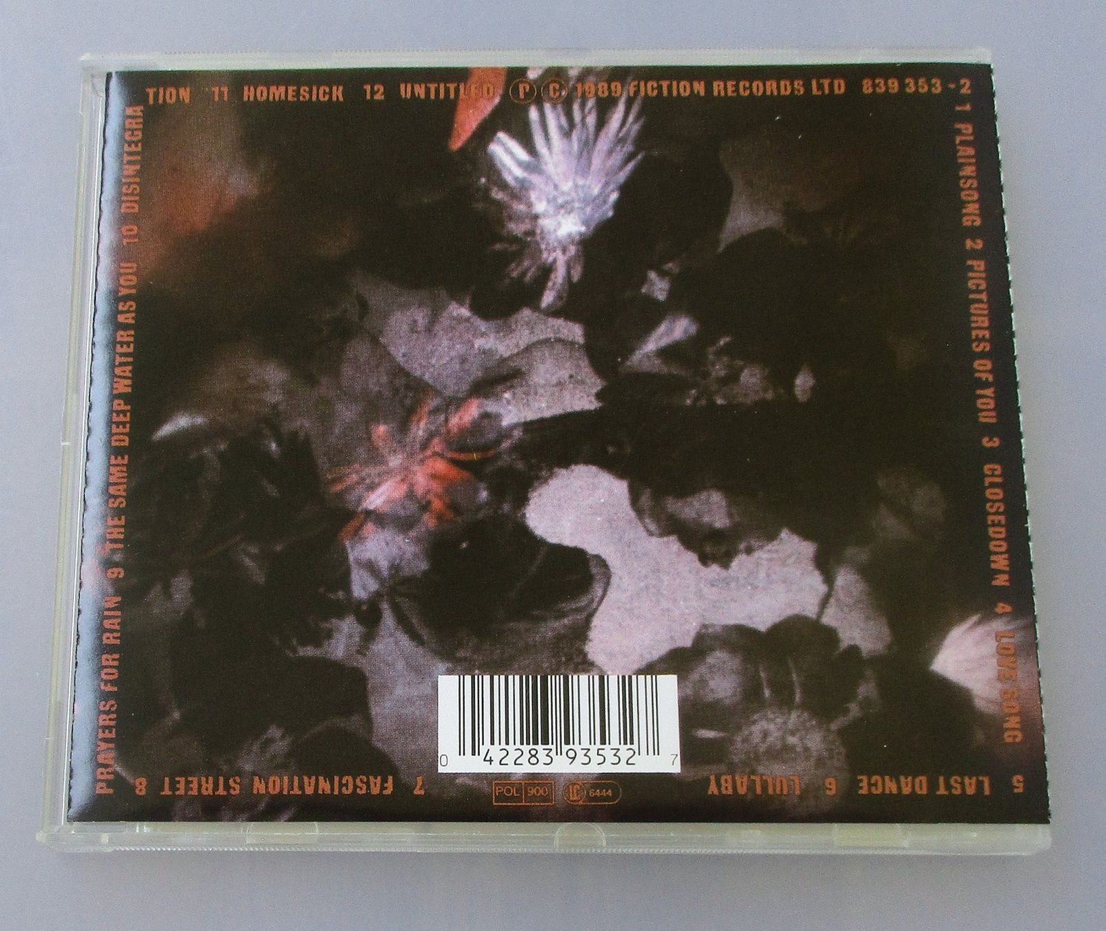 CD: THE CURE - Disintegration – Usato da Wattwil venduto da Muriel11 1