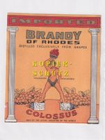 Etikette - Brandy of Rhodes "Colossus" /bd
