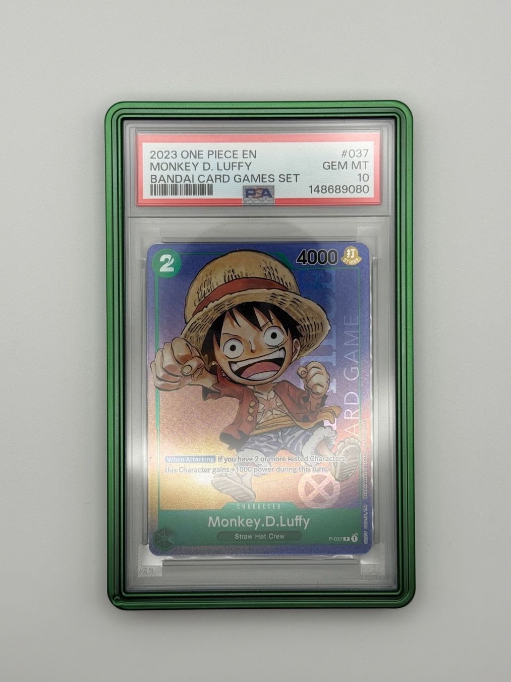 Bandai Cartes à collectionner: One Piece Monkey.D.Luffy P-037 PSA10 – Neuf (Voir description) à Uster par EDM1903
