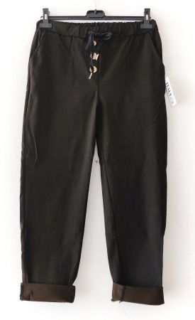 ITALY Chino Hose Jogpants Pants Braun Trousers Gr.36 NEU