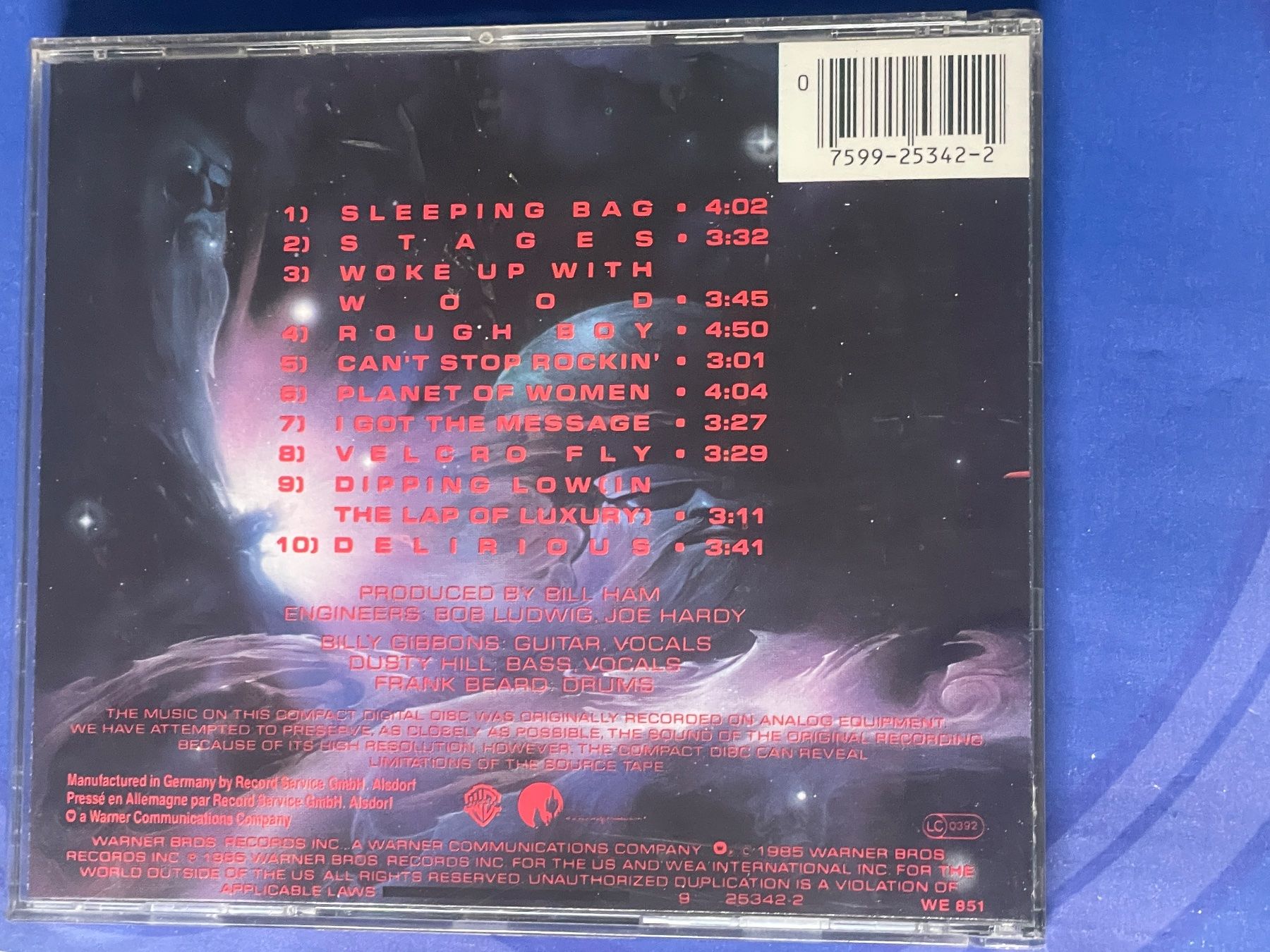 CDs: ZZ Top – Afterburner – D'occasion à Muri b. Bern par AdidasCollector 1