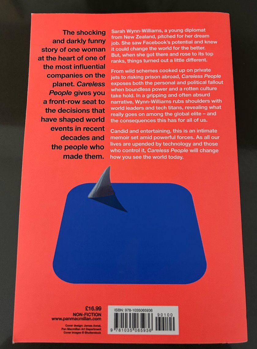 Bücher: Careless people - Sarah Wynn-Williams – Gebraucht aus Zürich von 202_97cj 1