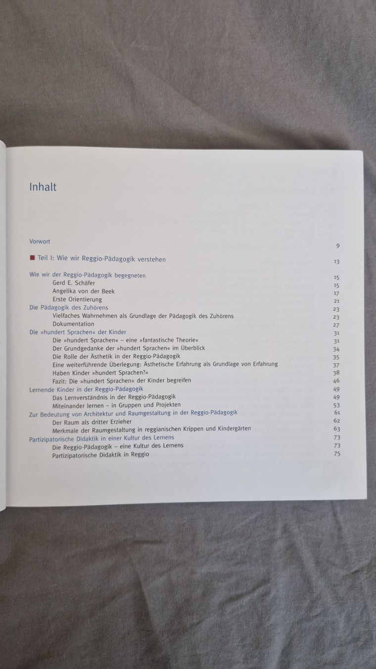 Bücher: Buch zu Reggio – Gebraucht aus Rupperswil von RoRo04 2