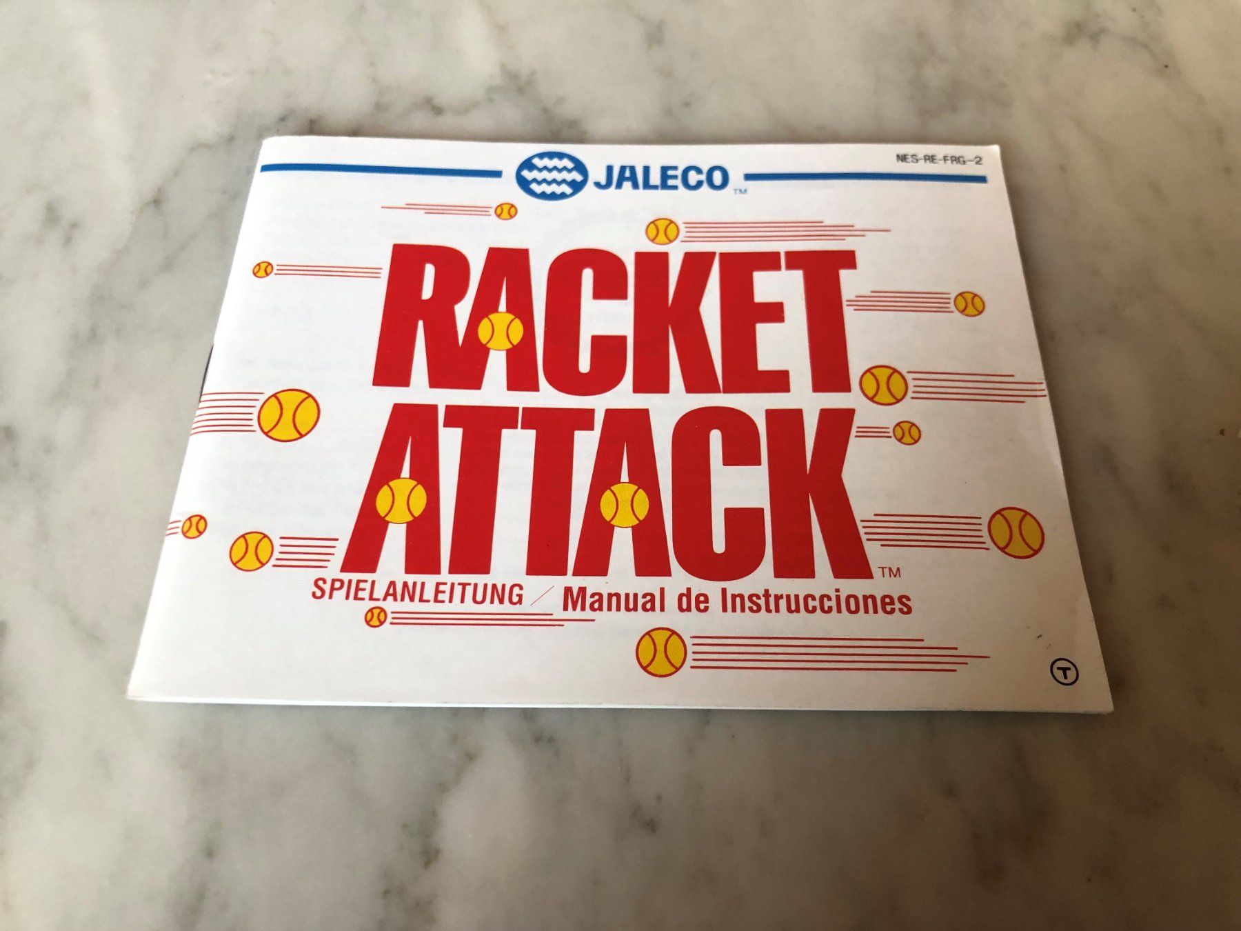 Nintendo Jeux: ANLEITUNG FÜR RACKET ATTACK NINTENDO NES – D'occasion à hägendorf par twilightprincess