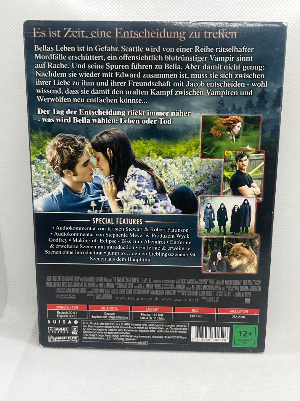 Tutti i DVDs: Twilight Eclipse - Biss zum Abendrot DVD Special Edition – Usato da Hinterkappelen venduto da Kim1992 1