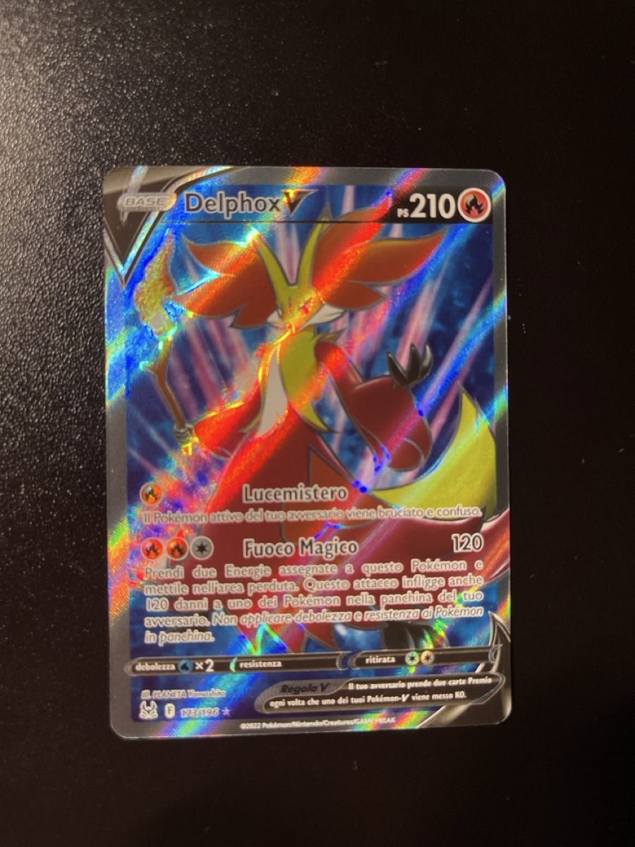 Pokémon Carte collezionabili: Pokémon - Delphox V LOR 173/196 – Usato da Lugano venduto da tri_z9tk