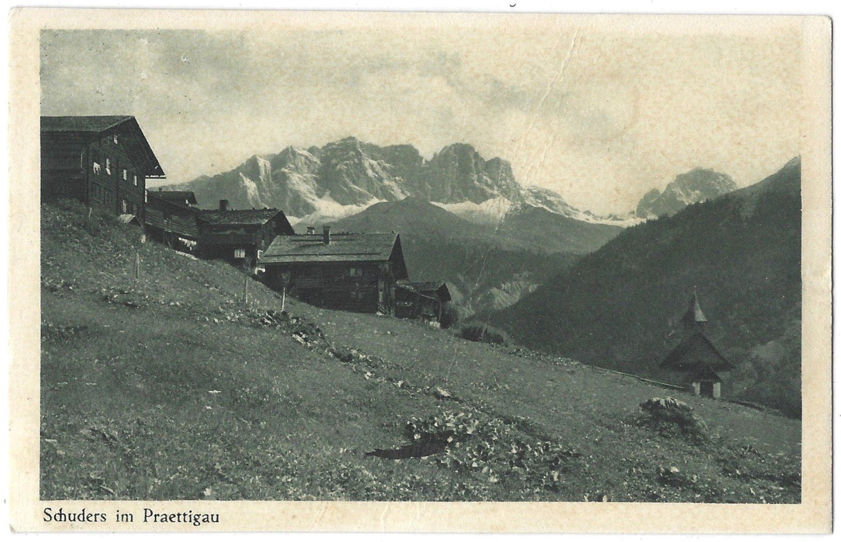 Ansichtskarten: Schuders  im  Prättigau – Gebraucht aus Bütschwil von Jackson1A