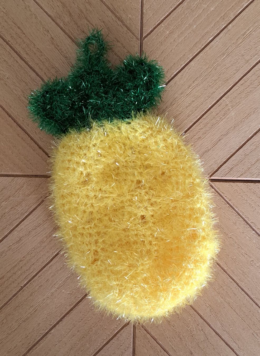 Sonstiges für Haushalt & Wohnen: Spülschwamm_23, Ananas – Neu und originalverpackt aus Romanshorn von Octa27