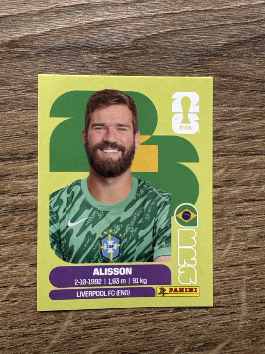 Panini Carte collezionabili: Panini WM 2026 Alisson Sticker – Nuovo (secondo la descrizione) da Menznau venduto da Hetfield85
