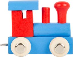 Buchstabenzug Lok "blau/rot"