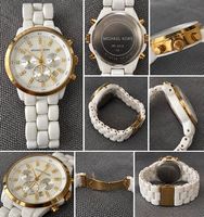 Michael Kors MK5218 Chronograph Weiß/Gold - Original