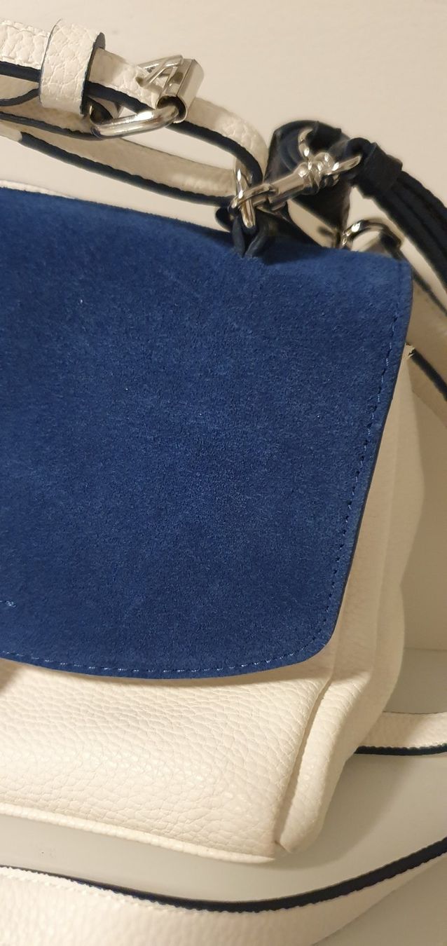 Zara Borse da donna: Handtasche Blau/weiss Neu – Nuovo (secondo la descrizione) da Stansstad venduto da InStyle8 7