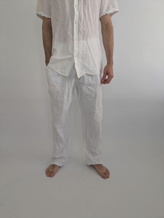 Leichte Sommerhose, weiss, Gr. S– perfekt für den Sommer!