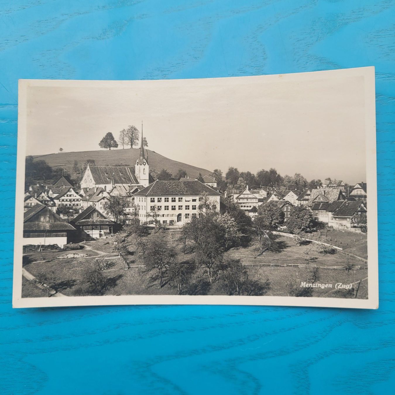 Cartoline postali: Menzingen ( ZG) – Usato da SCHÜBELBACH venduto da CoKaHa