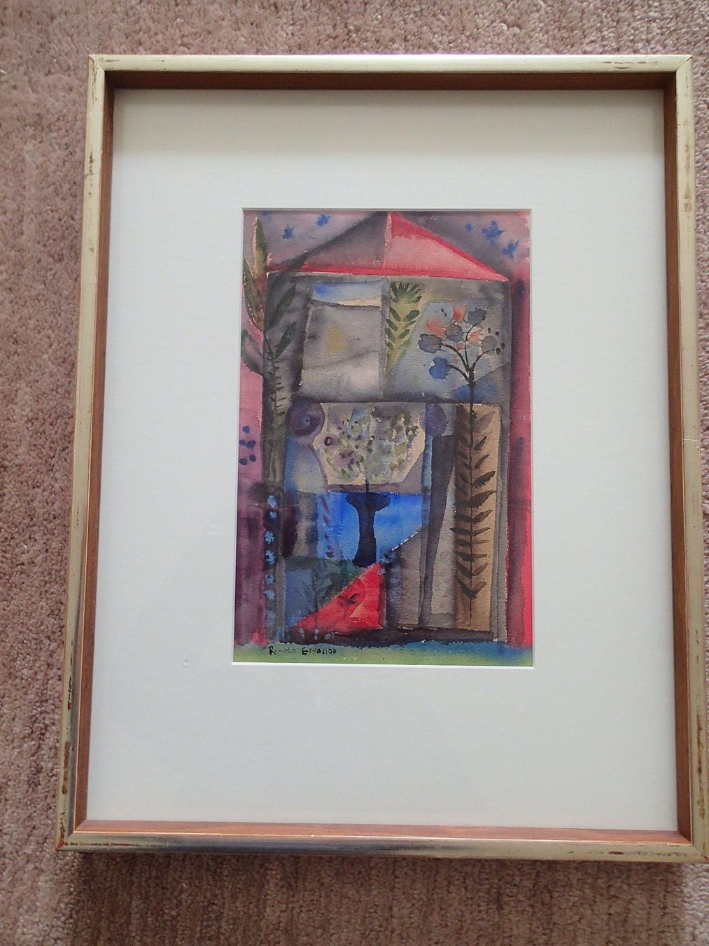 Gemälde: ESPOSITO ROMOLO  Geb. 1911 Basel  Aquarell – Gebraucht aus Allschwil von Salus17