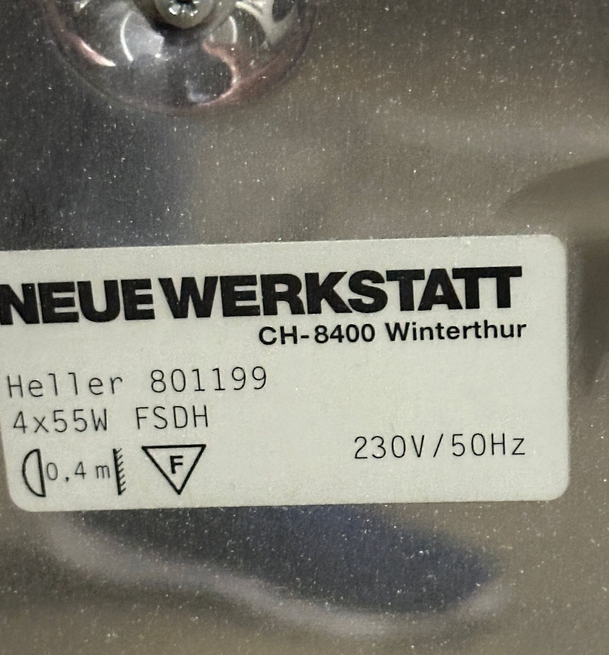 Lampade: Stehlampe "Neue Werkstatt" – Usato da Nussbaumen AG venduto da olitech5415 3