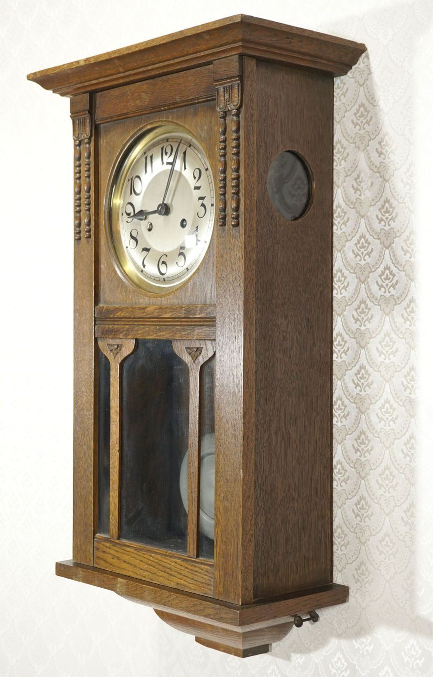 Orologi da terra & Orologi da parete: defekter Jugendstil Regulator – Difettoso da Meggen venduto da Brockitare 1
