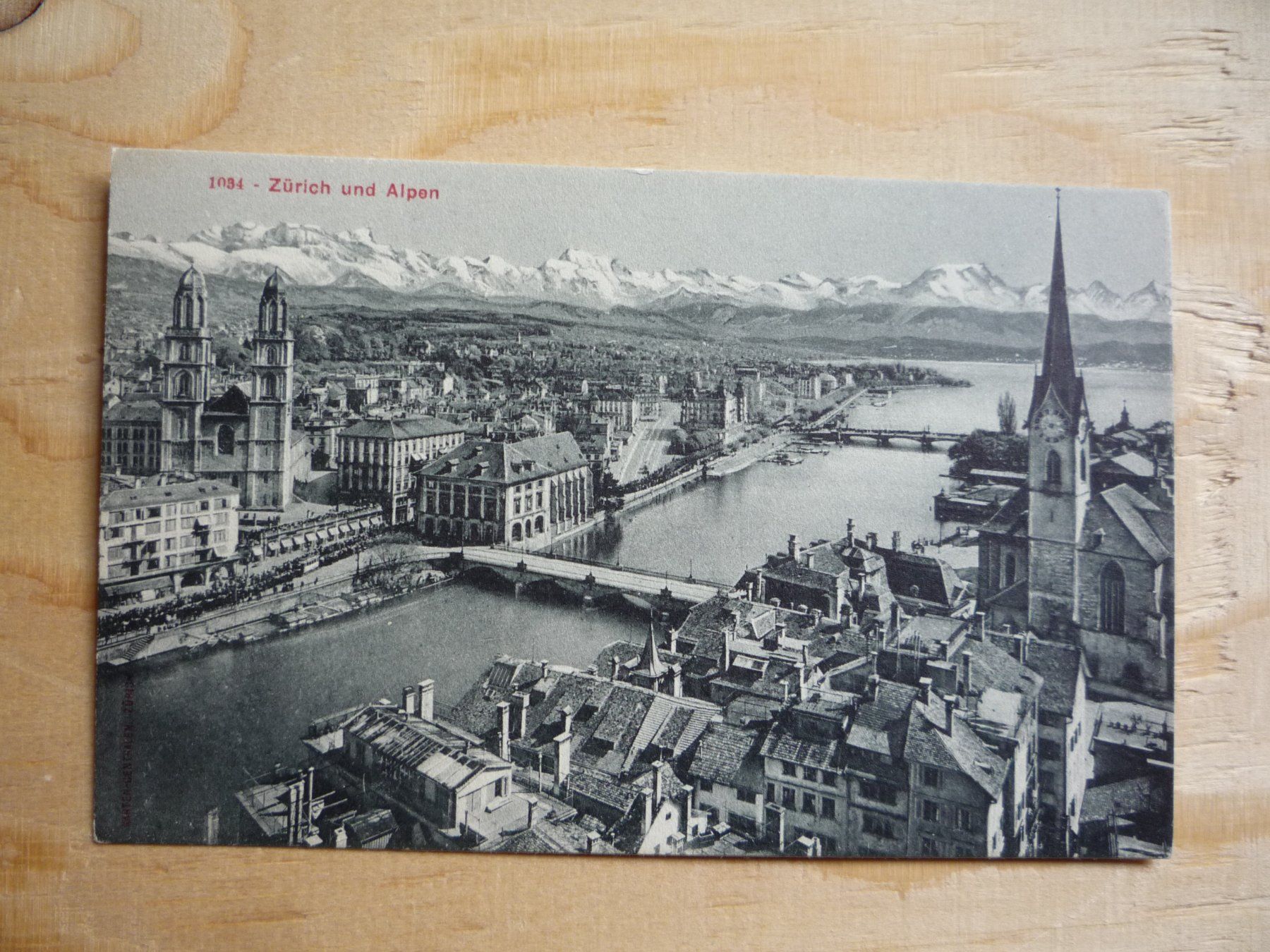 Cartoline postali: Zürich und Alpen, 1034 – Usato da Rieden SG venduto da Gant24