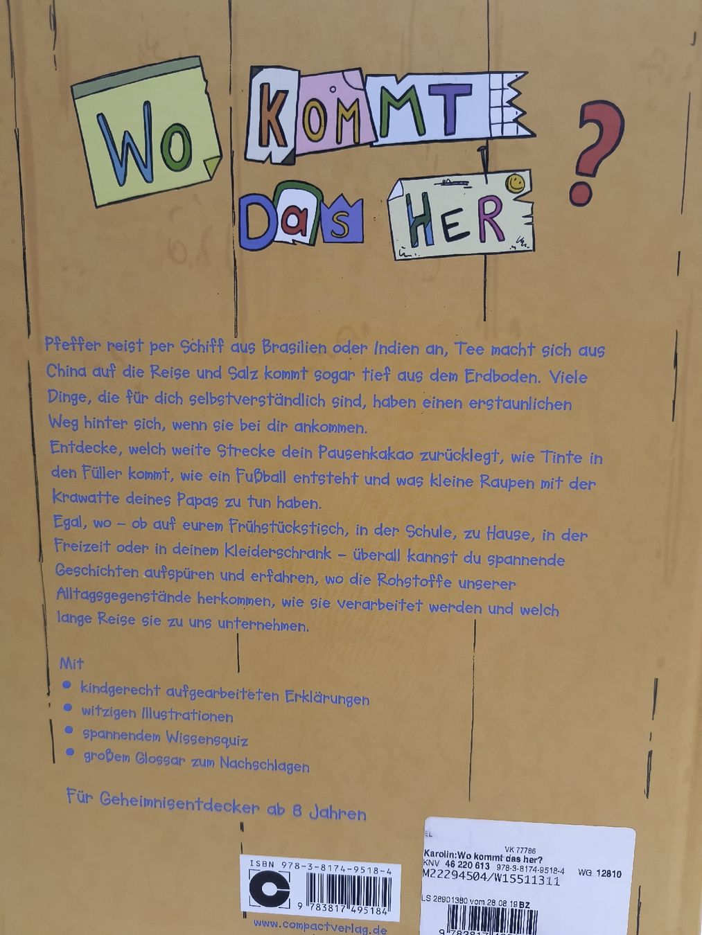 Libri: Wo kommt das her? Kinderbuch – Usato da Schöfflisdorf venduto da kin_2dp9 1