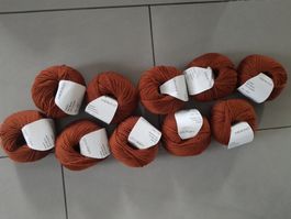 Merino Wolle 90% Merino 10% Polyester 10 Knäuel