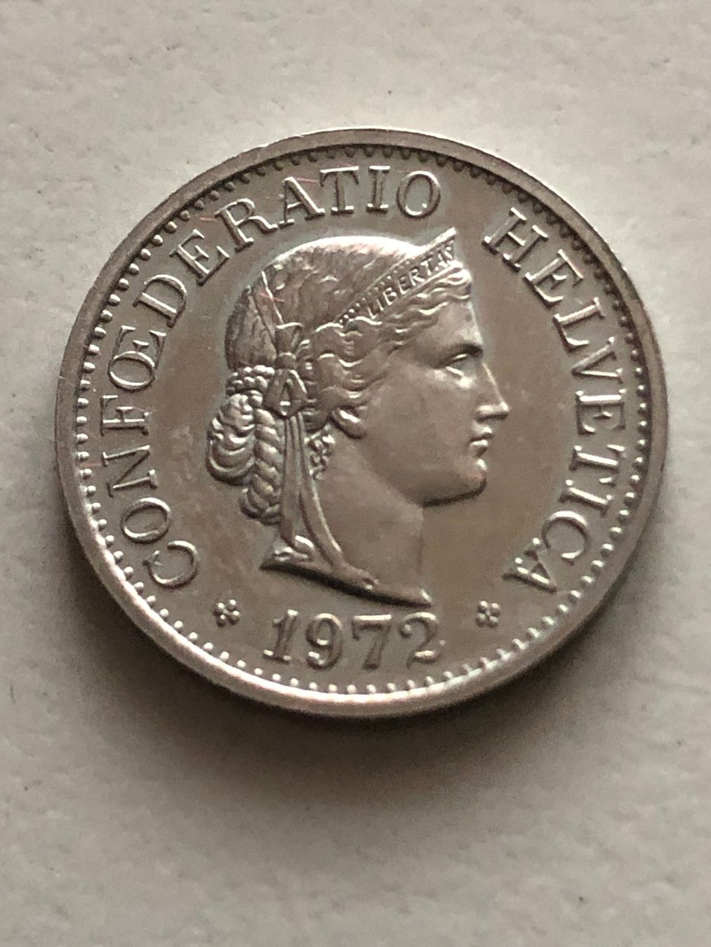 Toutes les monnaies: 10 Rp. 1972 unz. – Neuf (Voir description) à Schötz par Odpa