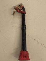 Puppenstube - Metallpfosten für Pferd anbinden - 7 cm lang