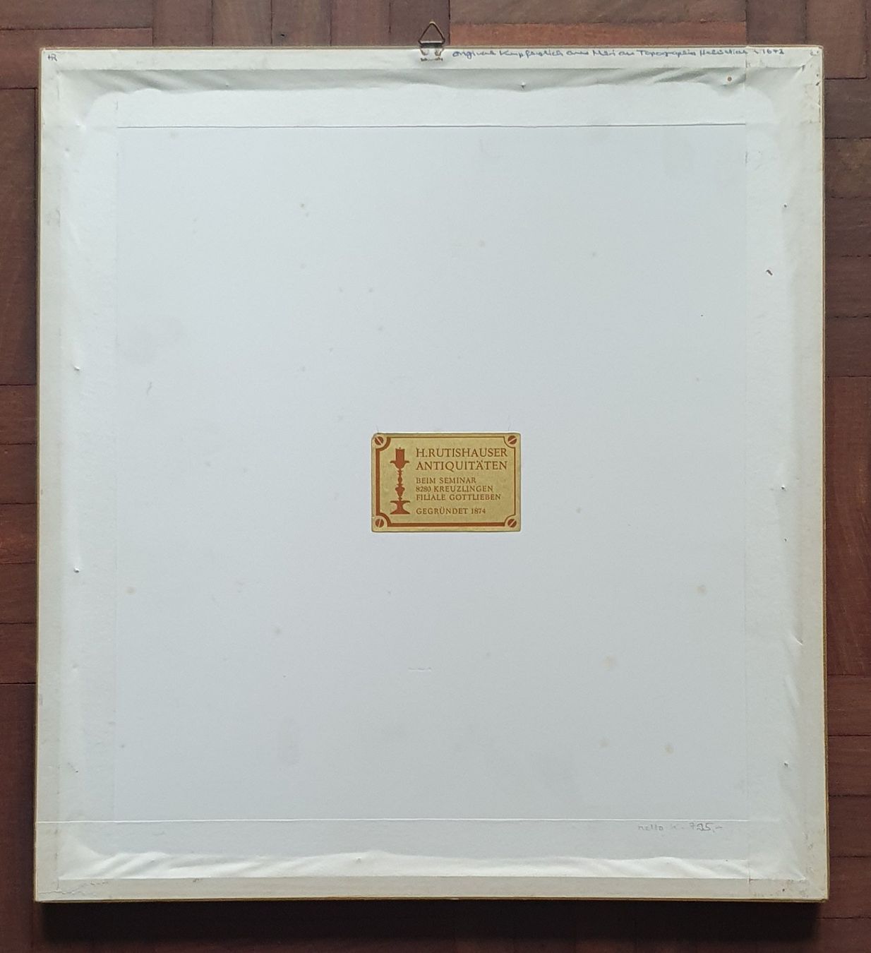 Stiche: Original Kupferstich von M. Merian, Wettingen – Gebraucht aus Kreuzlingen von Rschweiz1 7