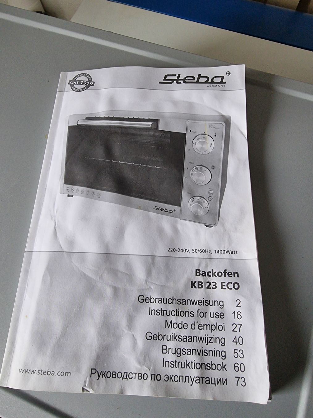Steba Forni: Backofen Steba – Usato da Balzers venduto da Homeandgarden 4