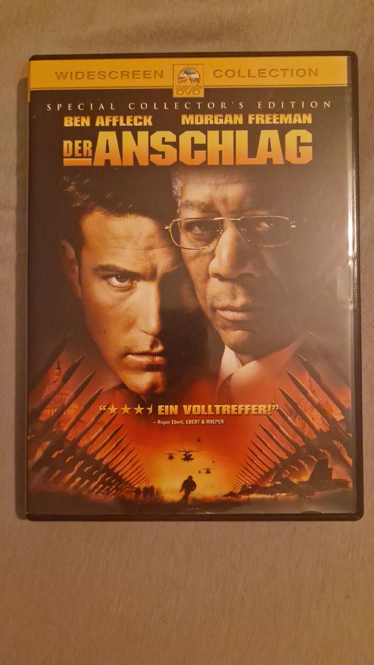 Tutti i DVDs: DVD Der Anschlag mit Ben Affleck & Morgan Freeman – Usato da Zürich venduto da kenobi90