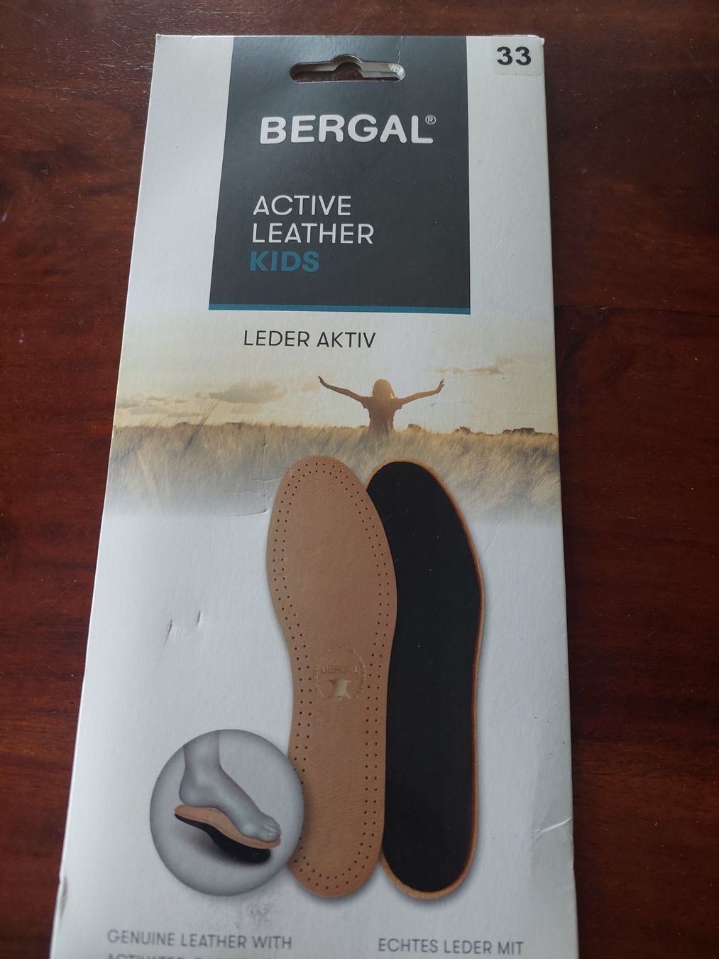 Scarpe da uomo: Bergal Leder Einlegesohlen Grösse 33 – Nuovo e nell'imballaggio originale da Beckenried venduto da Havacola 1