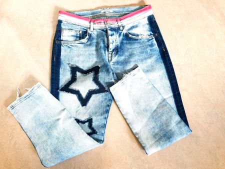 ICEBERG JEANS 38 M STARS DENIM NP 490 CHF UNIKAT EINZELSTÜCK