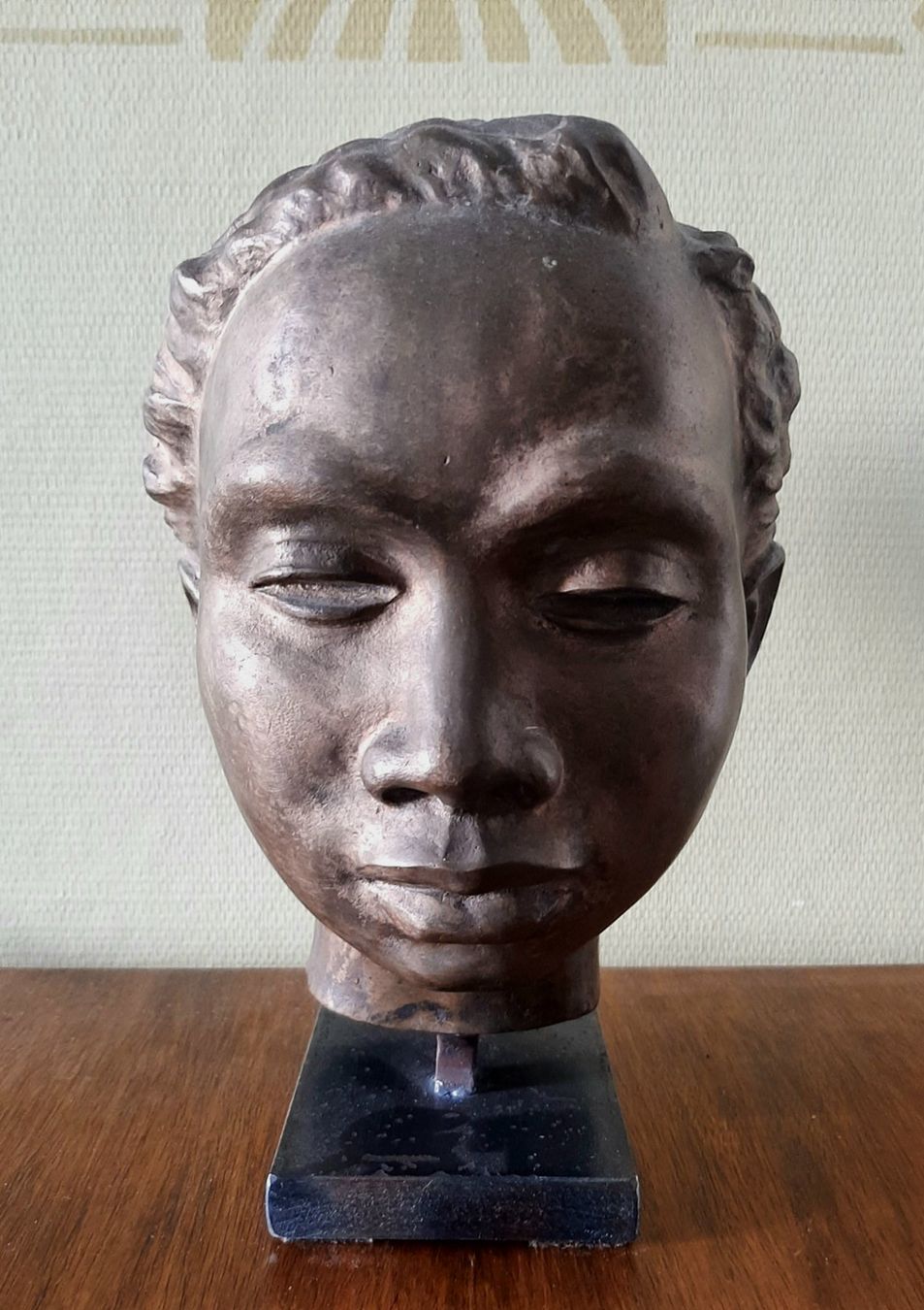 Sculture & Statue: Antike Bronze Kopf Skulptur – Usato da Arbon venduto da torso444