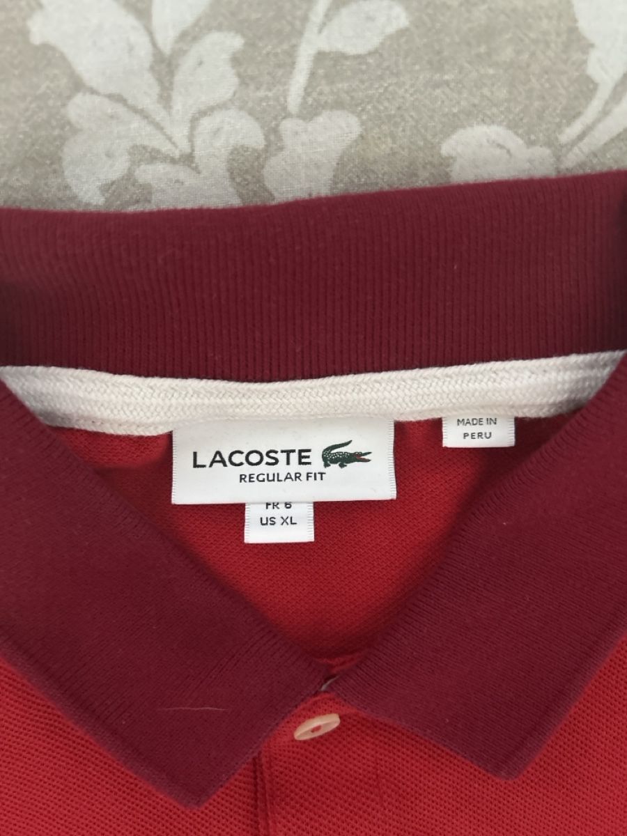 Lacoste Magliette Polo: Polo Lacoste Rouge Taille US XL – Usato da Meyrin venduto da giu_v8tk 1