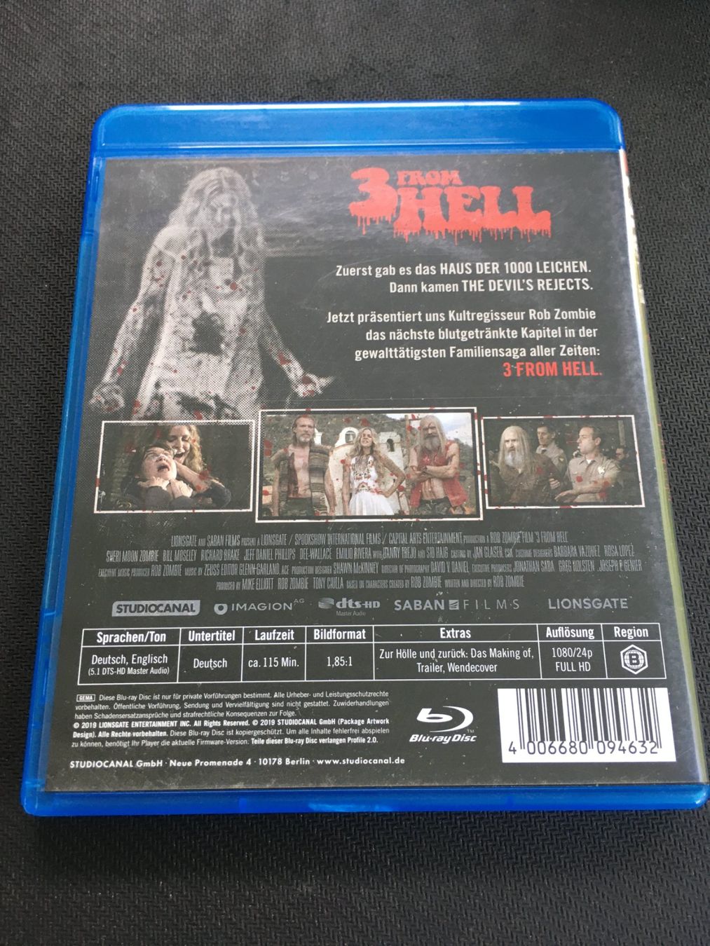 Tutti i DVDs: Rob Zombie - 3 from hell [Blu-ray] – Usato da St.Gallen venduto da MedienJoe 1