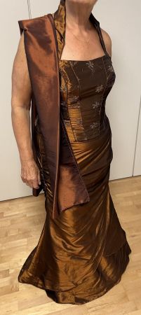 Festkleid, Abendkleid mit Stola,   Marke "Valerie"