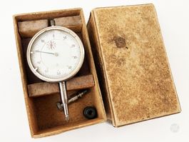 Messuhr / Feinzeiger 1/100mm Alt Vintage Messwerkzeug