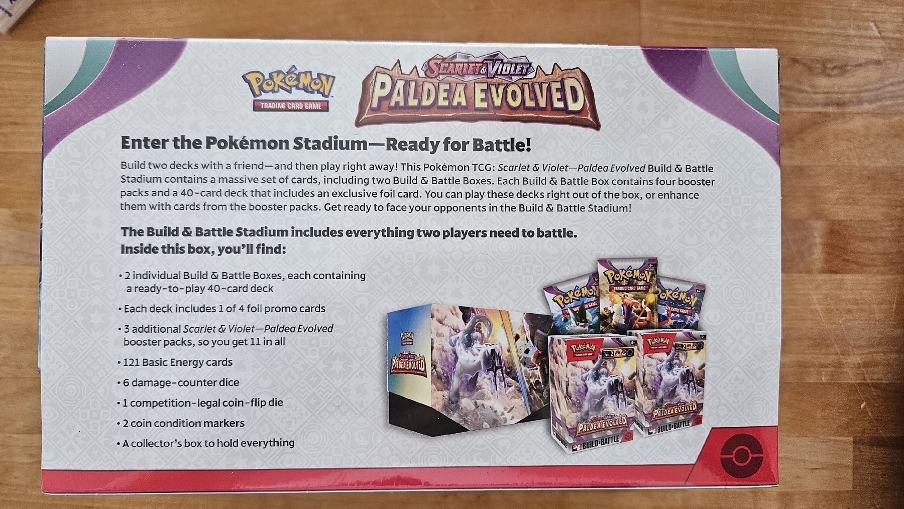Pokémon Carte collezionabili: Pokemon Paldea Evolved Battle stadium boosters (11)  ENG – Nuovo e nell'imballaggio originale da Bern venduto da Ciprofloxacina 1