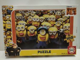 Educa - Minions Puzzle aus Holz - 100 Teile / 36x26cm
