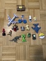 Konvolut Spielzeugfiguren Flugzeug Auto Minecraft Ball Tier