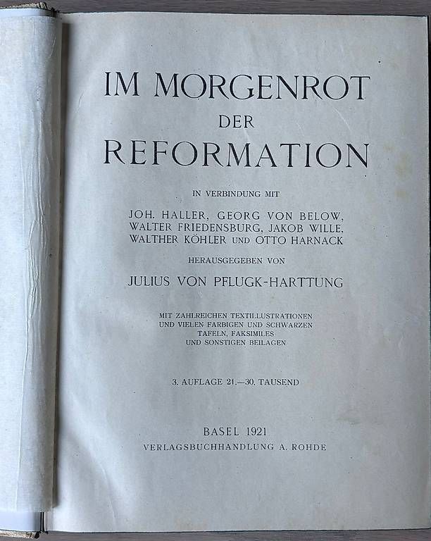 Libri: Im Morgenrot der Reformation – Usato da Adliswil venduto da Heimite 1