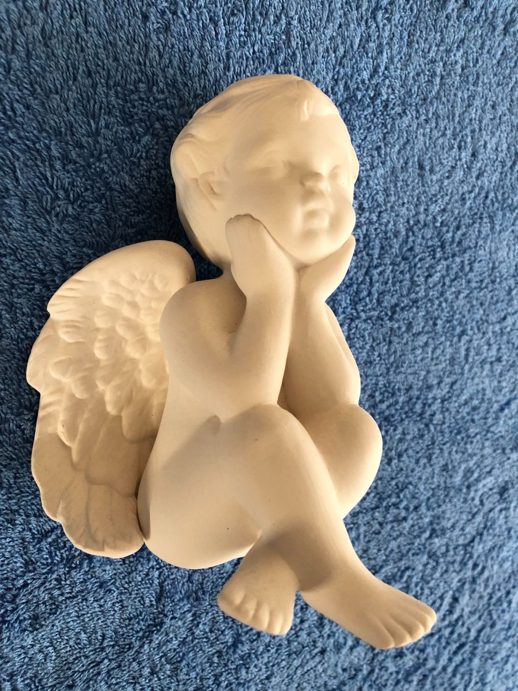Statuette: Neuer Keramik Engel  **NEU** – Nuovo (secondo la descrizione) da Siebnen venduto da Trans-Am 2