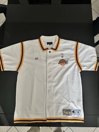 Champion Hardwood Classics LA Lakers Warm-Up Shirt - Size M