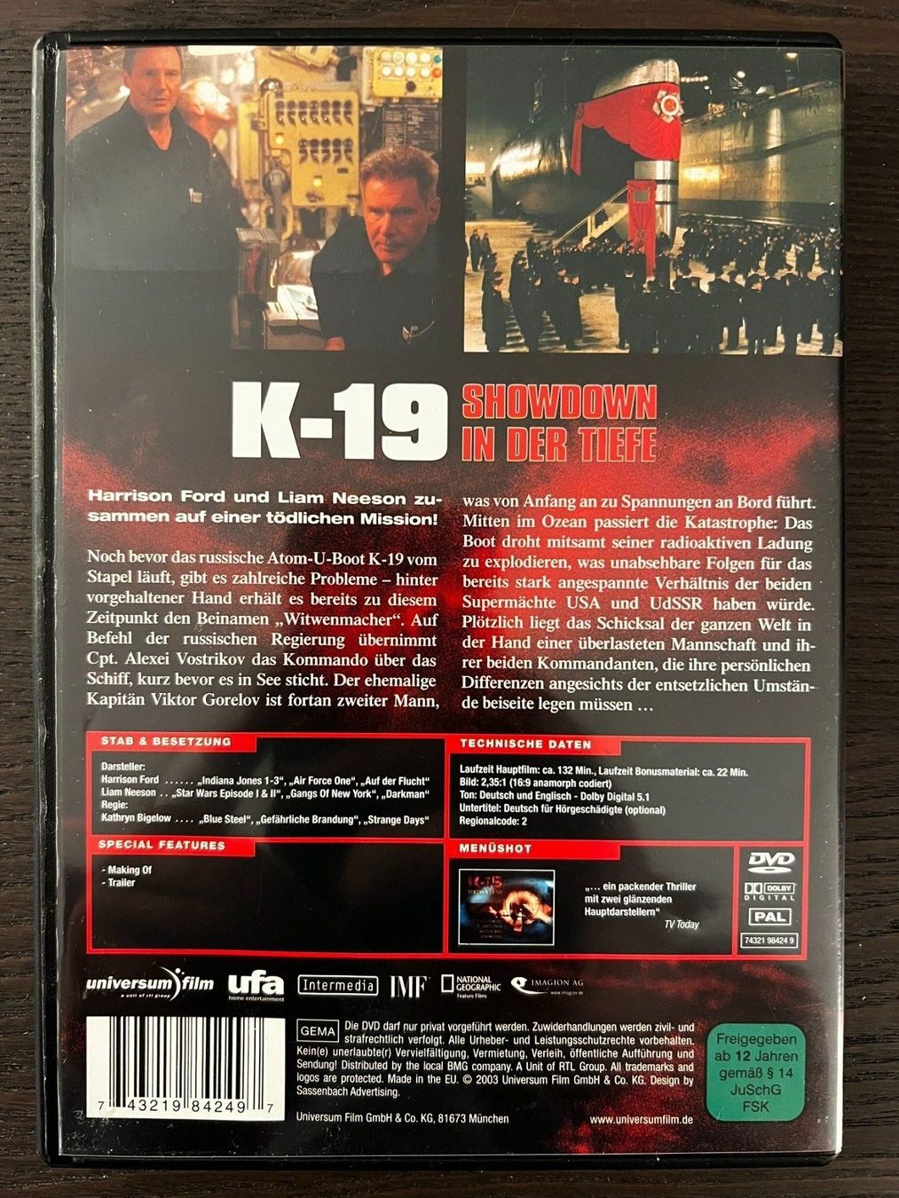 Tutti i DVDs: K-19 – Usato da Zürich venduto da FilmFreunde 1