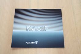 Maserati Karif Hochglanz Prospekt
