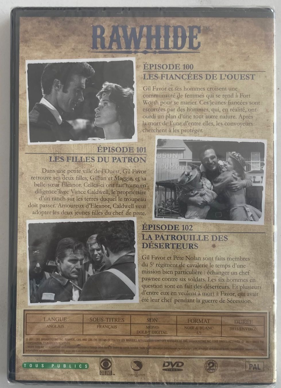 Tutti i DVDs: CLINT EASTWOOD - RAWHIDE N°34 – Usato da Poliez-Pittet venduto da Newtown-Records 4