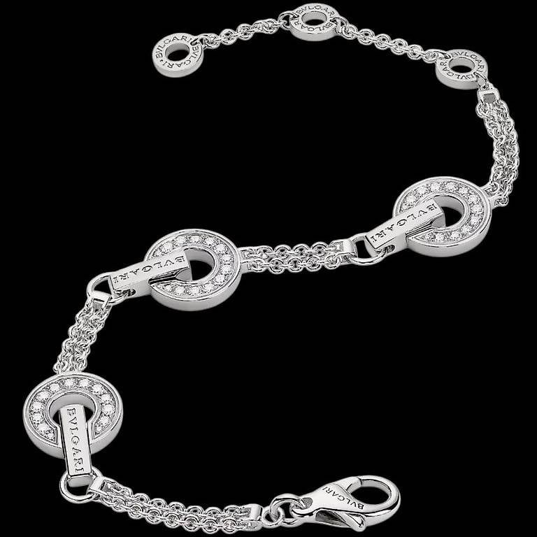 Bulgari Bracciali & Braccialetti: BVLGARI Bracciale Oro bianco e diamanti - FULL SET 26 – Usato da Grancia venduto da Gioielleria_DoroTi 1