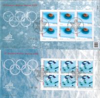 2 Kleinbogen Olympische Winterspiele 2006 Ersttag