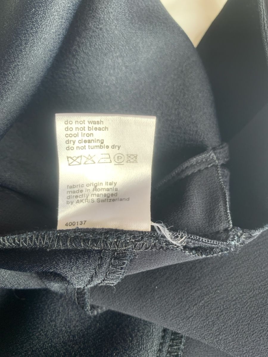Akris Top: AKRIS: Elegante dunkelblaue Sommer-Bluse, 36 – Nuovo (secondo la descrizione) da Luzern venduto da designluzern 7
