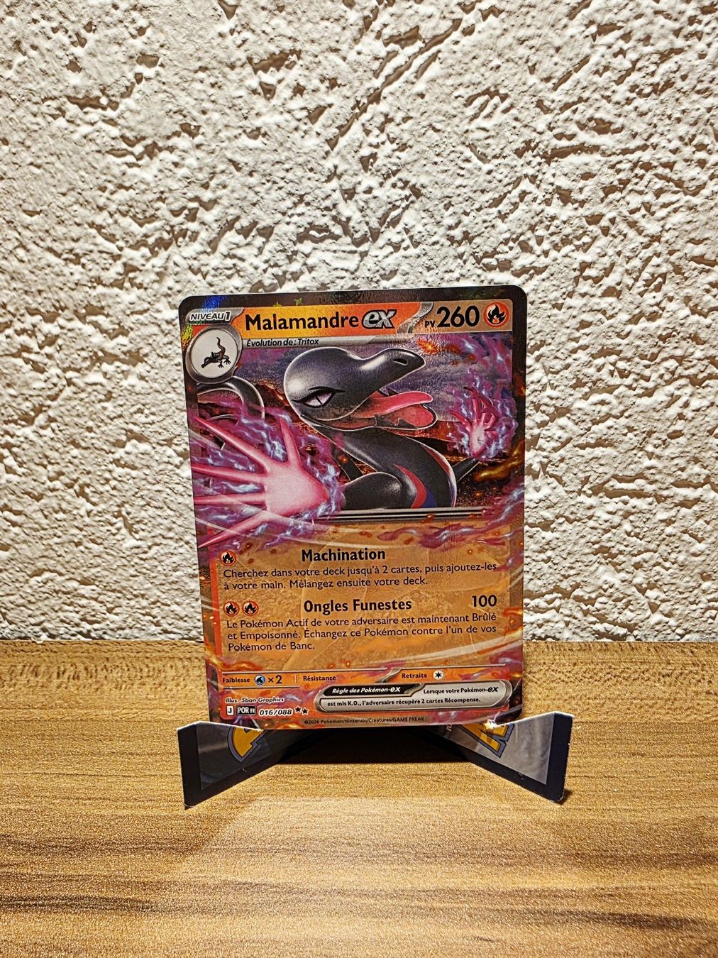 Pokémon Sammelbilder & Trading cards: Malamandre EX 016/088 Équilibre Parfait  – Neu (gemäss Beschreibung) aus Turin (Salins) von Meeelll01